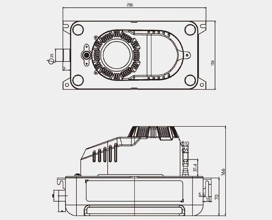 Tank Condensate Pump PC-125A/L PC-250A PC-320A PC-600A for Central Air Conditioning and Floor Stand Air Conditioning