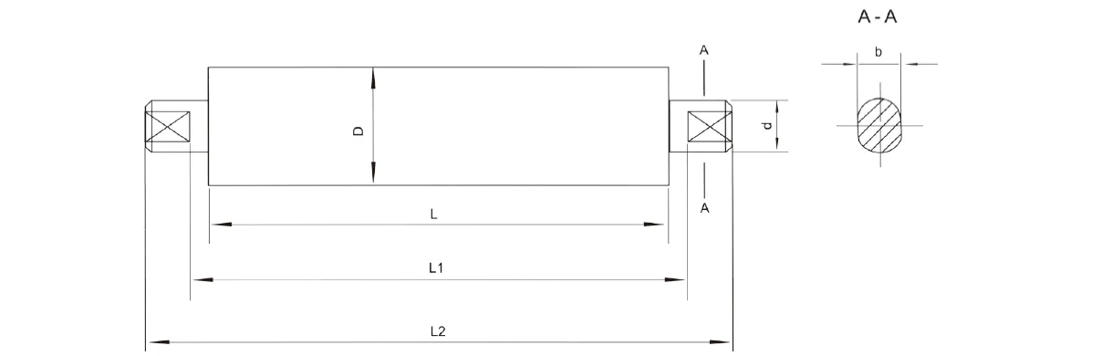 TD75 Belt Conveyor Roller for Mining Machinery
