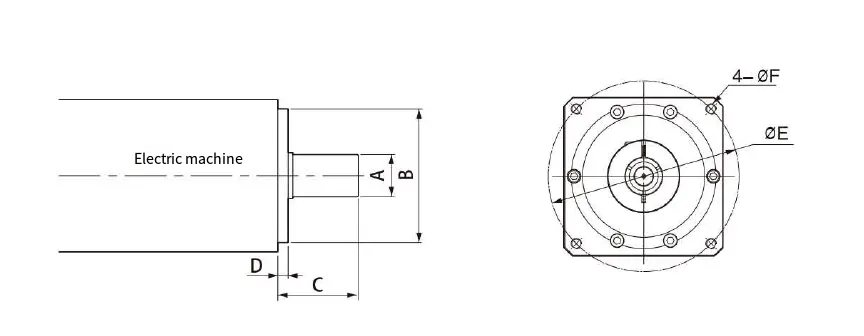 THG200 Series Precision Hollow Rotating Platform