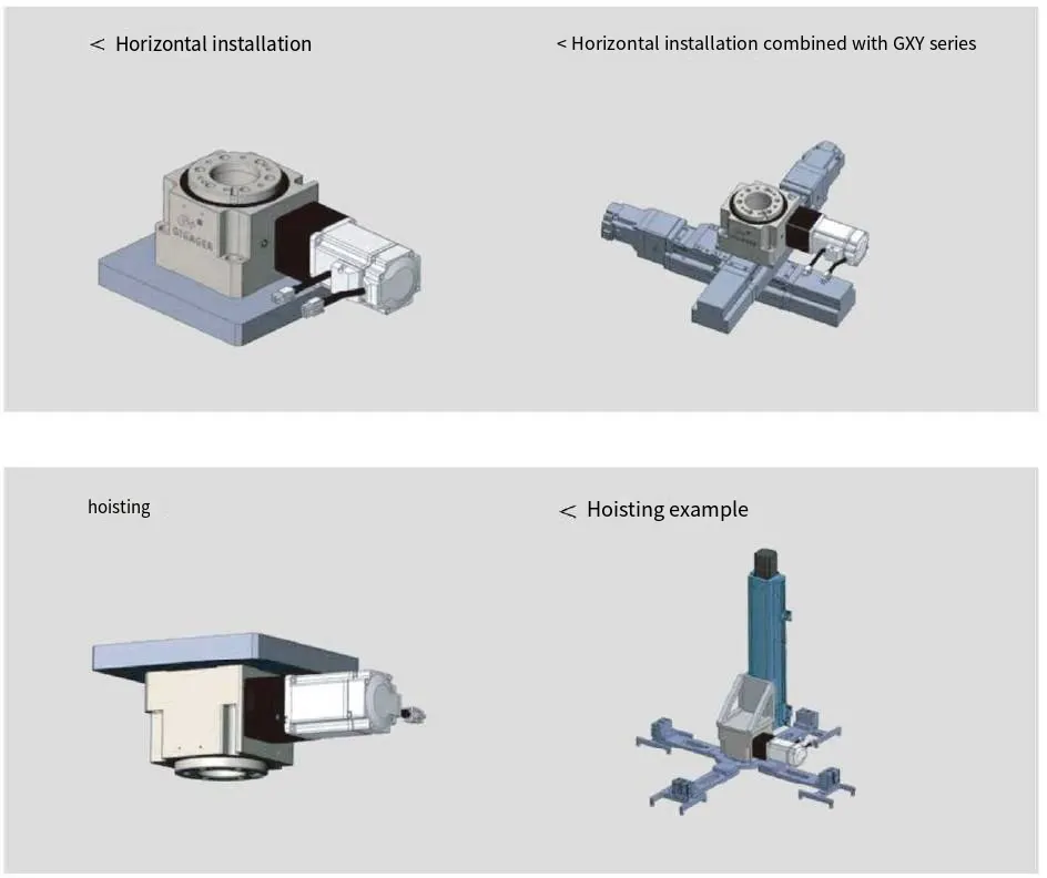 THD225 Series Precision Hollow Rotating Platform