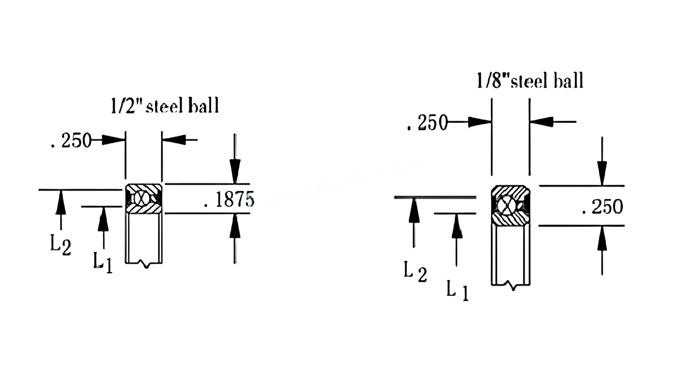 Thin Section Sealed Four-point Contact Ball Bearings( X type)