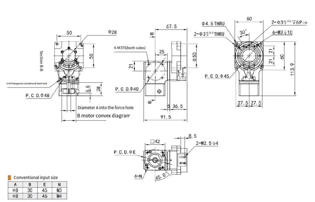 THR060 Series Precision Hollow Rotating Platform