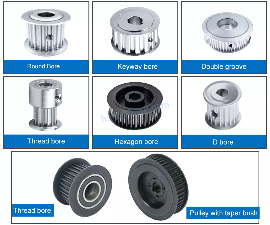 High Torque Timing Belt Pulley P2M/P3M/P8M Type