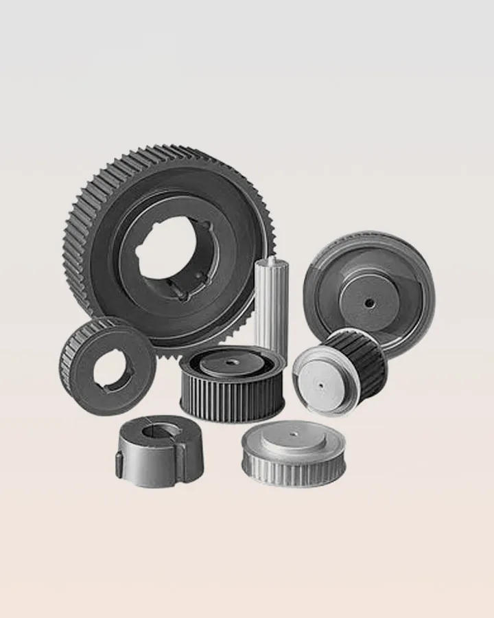 Customized Cast Iron Stainless Steel High Precision Timing Belt Pulley A/B/D/E/F/K Shape