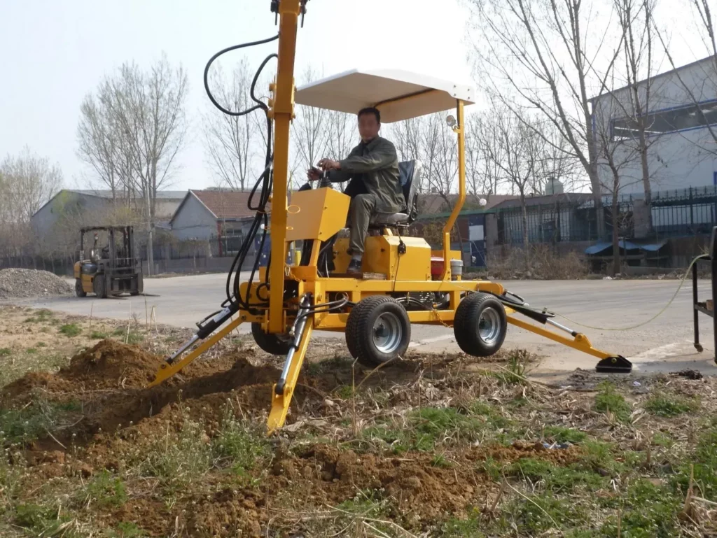 Mini Towable 22HP Engine Backhoe/Excavator for Backhoe in Garden or Farm RXDLW-22