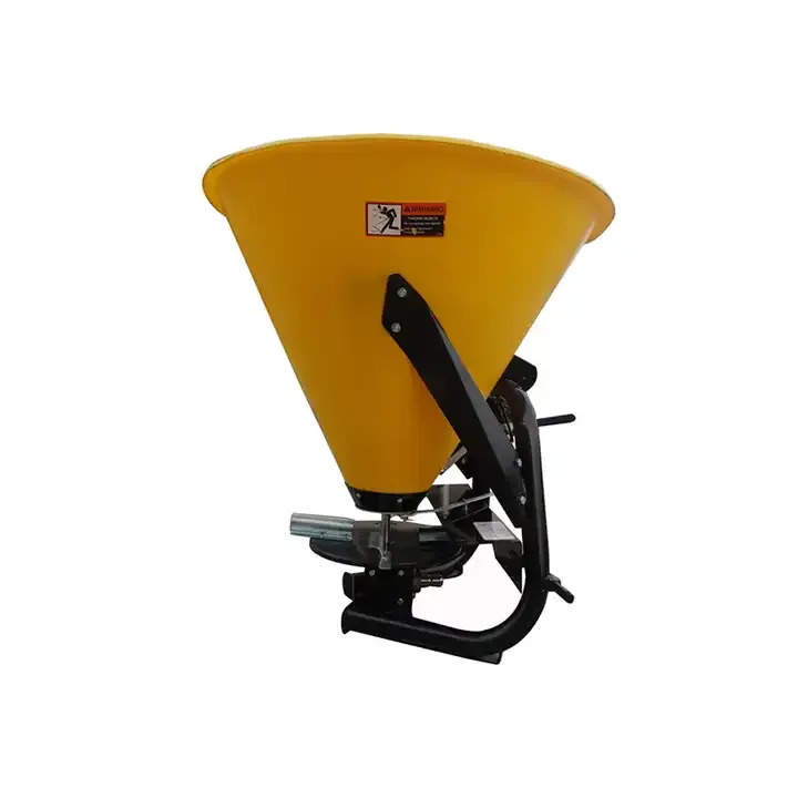 Agricultural Fertilizer Spreader Tractor Standard 3 Point Hitch Fertilizer Spreader Iron Bucket Fertilizer Applicator
