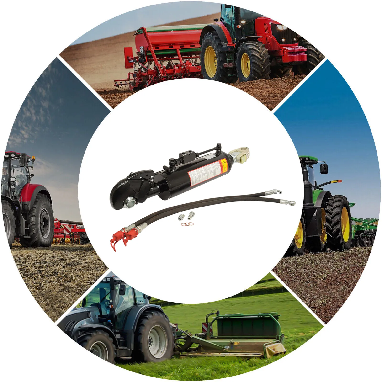 Cat 3/3 Hydraulic Top Link 650-876mm for John Deere 6090 6095 6100 6105 Tractor