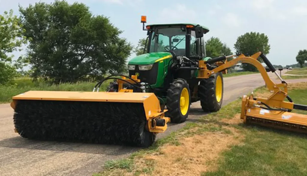 Tractor Mounted 3 Point Hitch Road Sweeper for Cleaning Road RSS120 RSS160 RSS180
