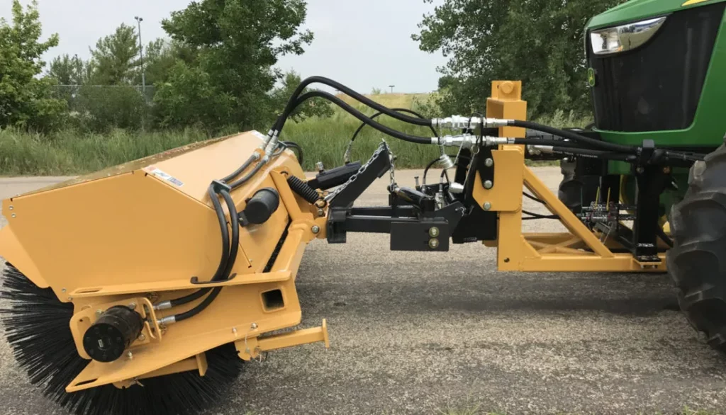 Tractor Mounted 3 Point Hitch Road Sweeper for Cleaning Road RSS120 RSS160 RSS180