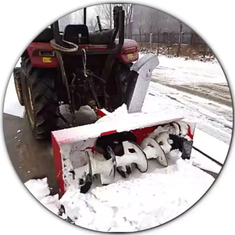 Tractor Mounted 3 Point Hitch Snow Blower for Cleaning Road Snow RX518 RX618