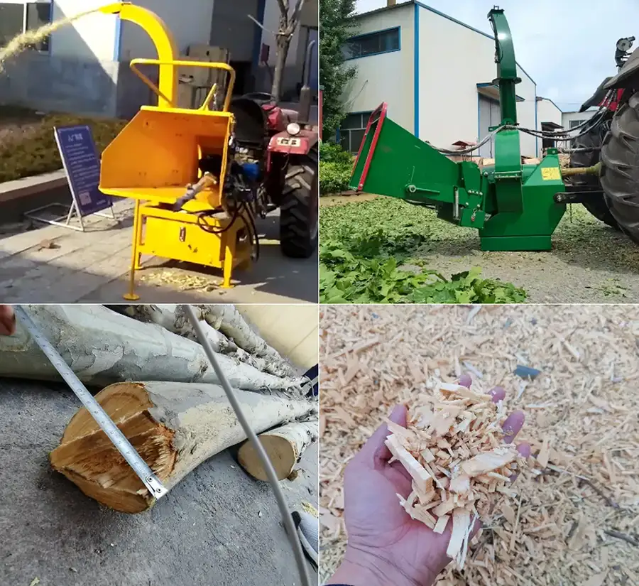 BX92 8 Inch Wood Chipper Machine With CE for Chipping Wood and Tree Branch