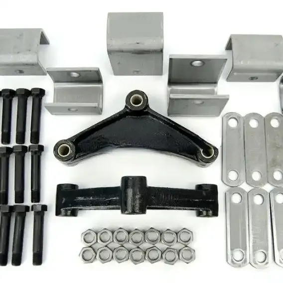 4-Leaf Double-Eye Spring for 4000-lbs Trailer Axles - 26"Long - Dacromet