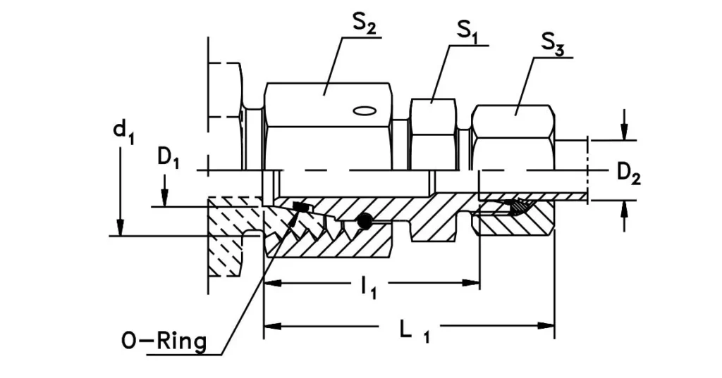 Tube End Reducer-RED Hydraulic Fittings