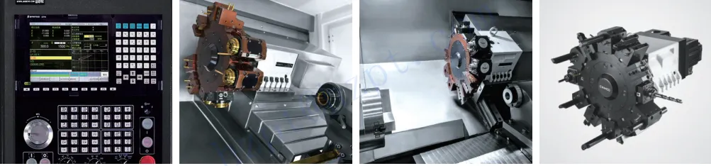 RDF-TX Series Power Turret Turning-Milling Compound  (Without Y-Axis)