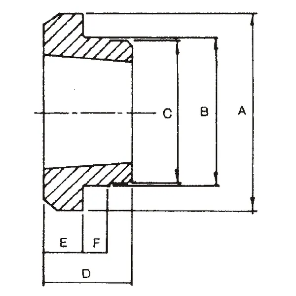 Type W Taper Lock Weld-On Hubs