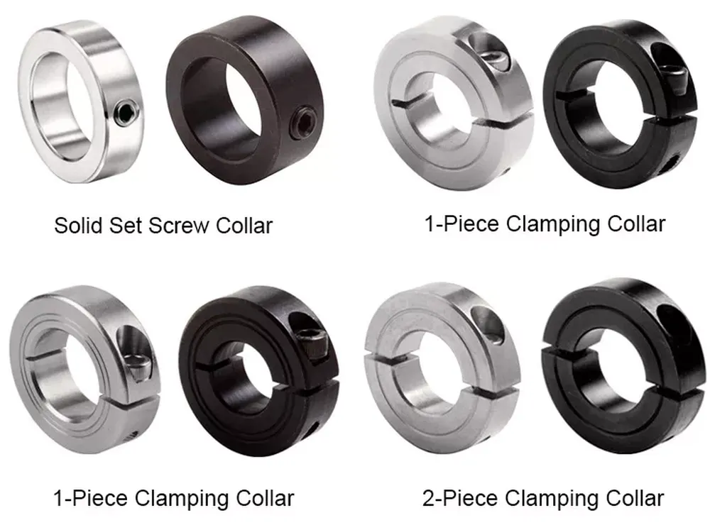 One Piece Double Wide Shaft Collars (Shaft Clamps) Inch Series