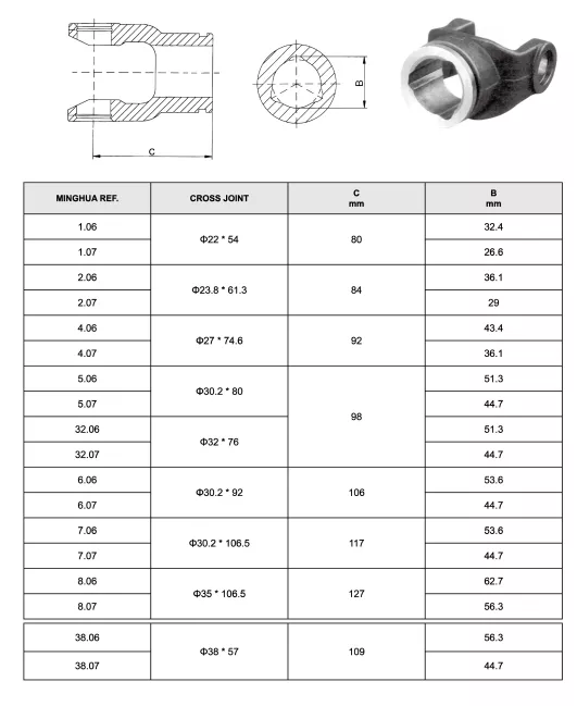 PTO Shaft Universal Joint