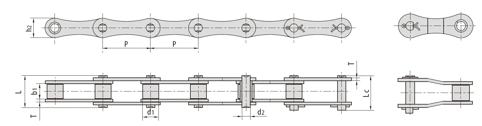 S42 Agricultural Roller Chain