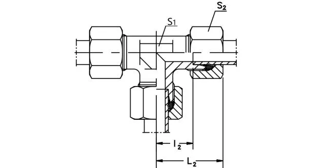 Union Tee - T Hydraulic Fittings