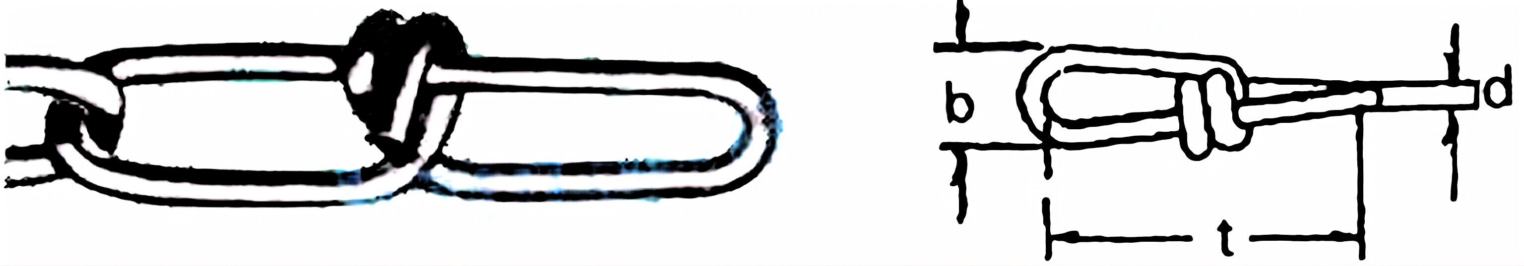 USA Standard Double Loop Chain