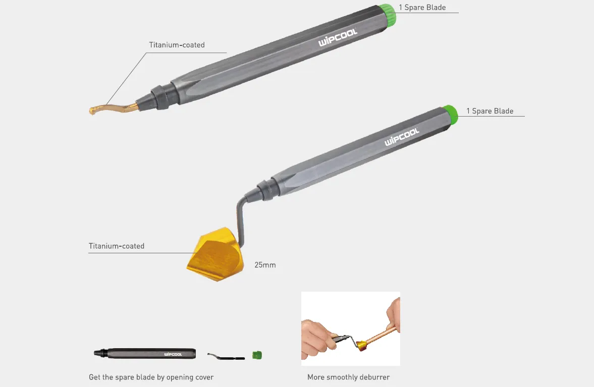 Tubing Deburr Tool TD-1 TD-2 for Remove HVAC Tubing Inside and Outside Edges Burrs