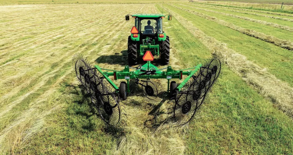 Finger Wheel Hay Rake (Hay Tedder) for Collect Grass RXHR-3 RXHR-4 RXHR-5