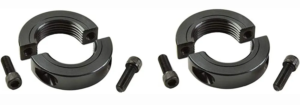 Two Piece Threaded Shaft Collars (Shaft Clamps) Inch Series