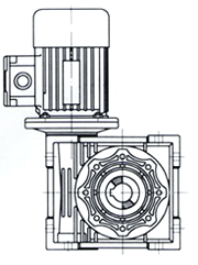 RDF-NMRV Worm Gearbox RDF-NRV Worm Gear Speed Reduction Unit