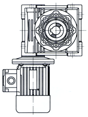 RDF-NMRV Worm Gearbox RDF-NRV Worm Gear Speed Reduction Unit