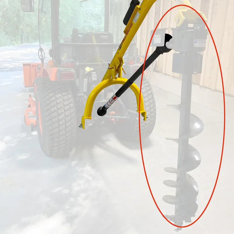 Model 1000 Heavy Duty 3-Point Post Hole Digger for Cat 1 & 2 Tractors