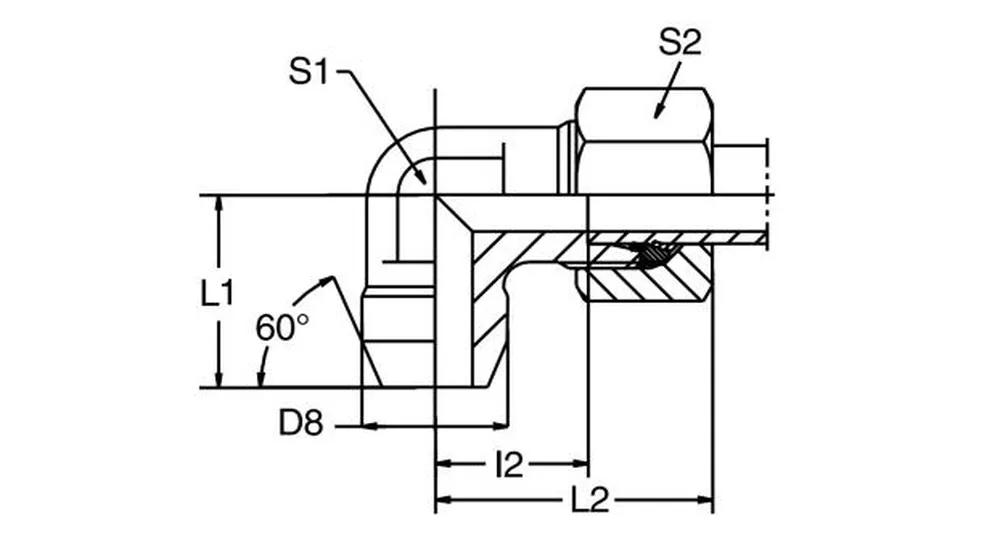 Weld Elbow-WAS Hydraulic Fittings