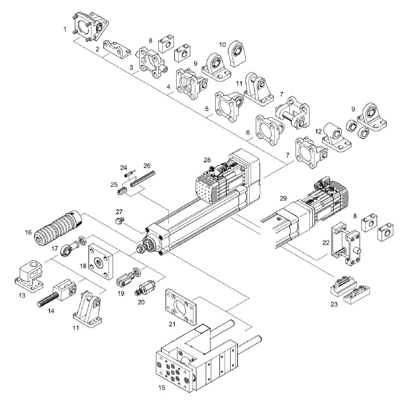 WG40 Series Electric Linear Actuator WG40 Series Electric Cylinder