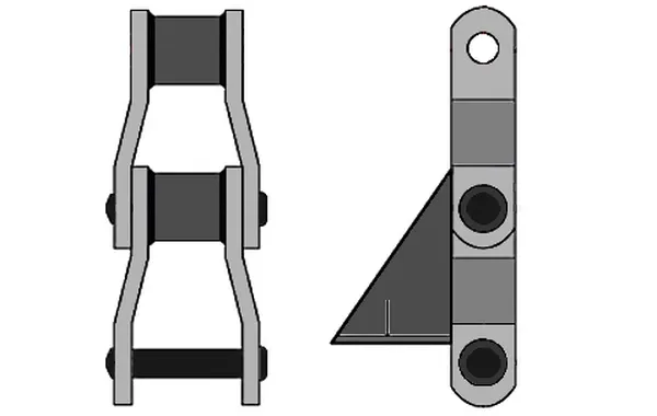 WH124HD Chain WH124HD Welded Steel Mill Chain