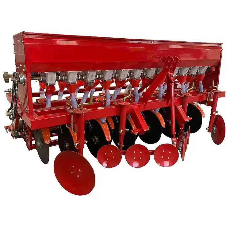 16 Rows Seed Drill Wheat Seeder Grain Planter Seeding Equipment