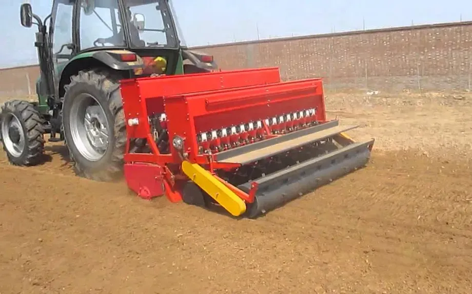 16 Rows Seed Drill Wheat Seeder Grain Planter Seeding Equipment