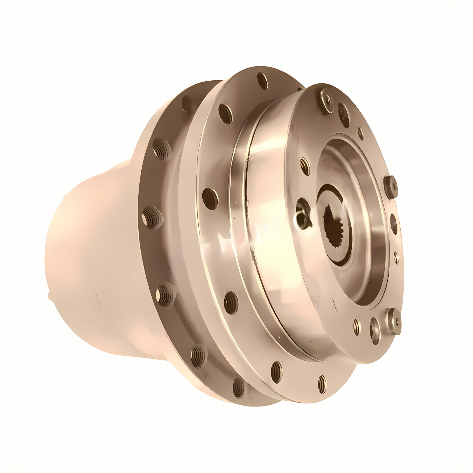 wheel drive for rice harvester