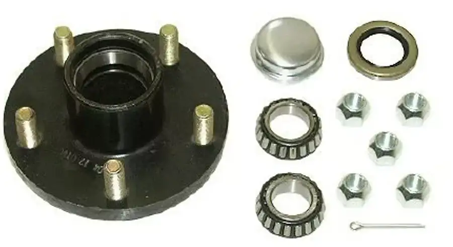 5 Lug Trailer Hub 2000 Lbs 3500 Lbs Trailer Axle Kit Assemblies SKF CODE BAA0003A