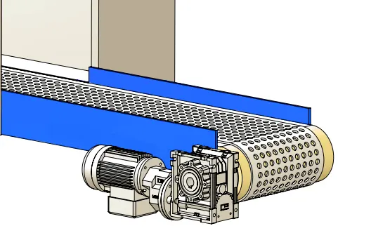 Chicken Nest Egg Collection Worm Gearbox