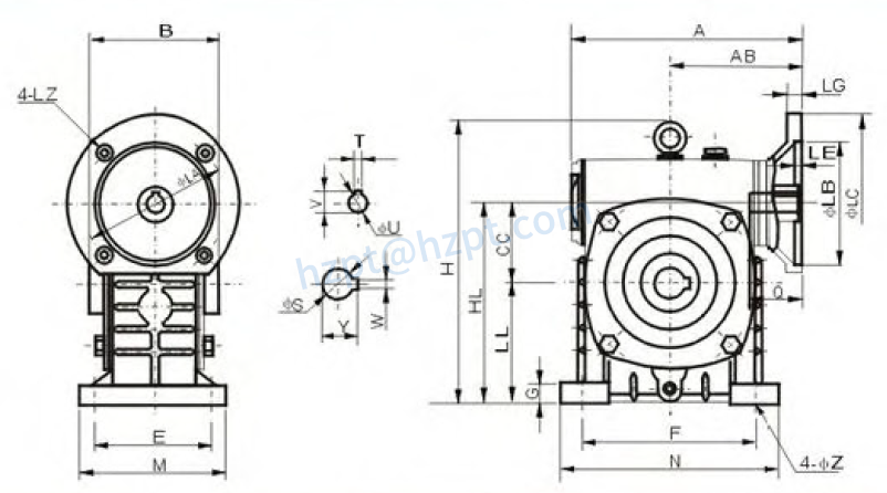 WPDKS Series Worm Gearboxes