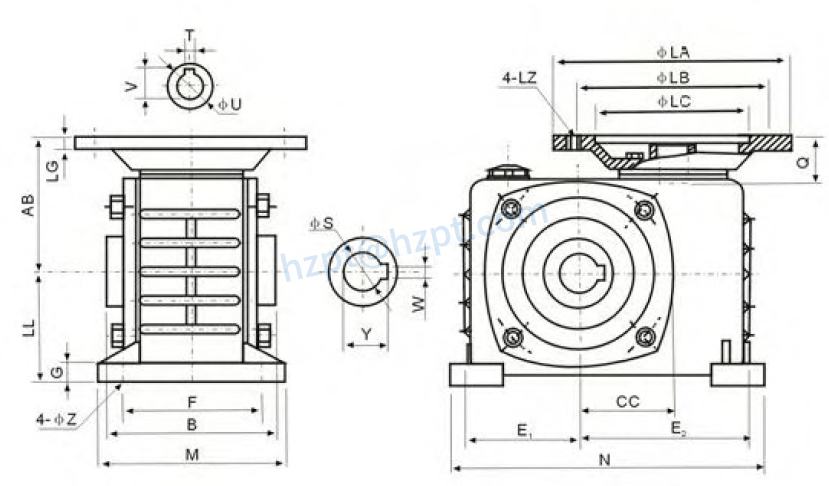 WPDKZ Series Worm Gearboxes