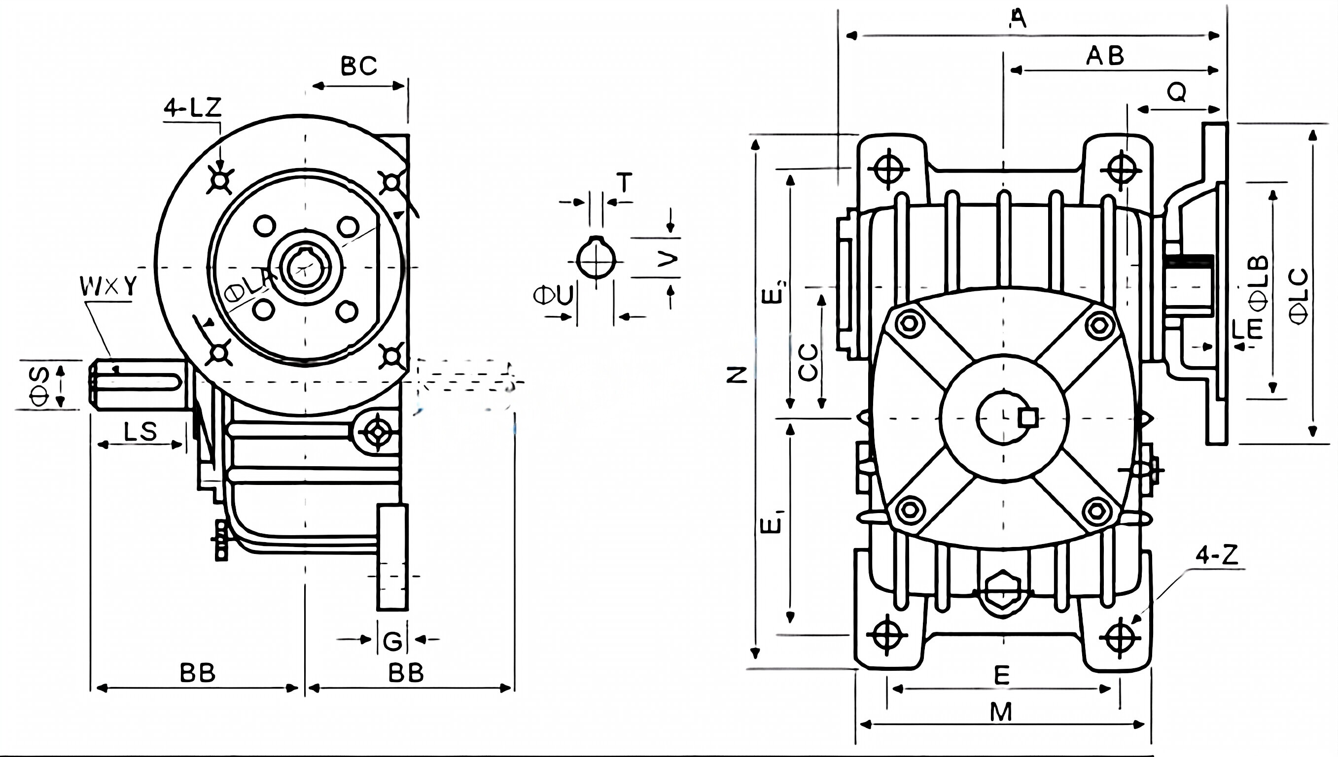 WPDO Series Worm Gearboxes