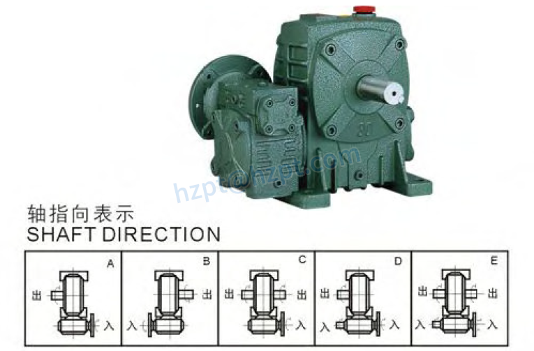WPEDA Series Double Stage Worm Gearboxes