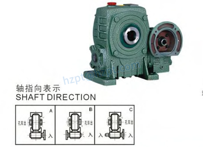 WPEDKA Series Double Stage Worm Gearboxes
