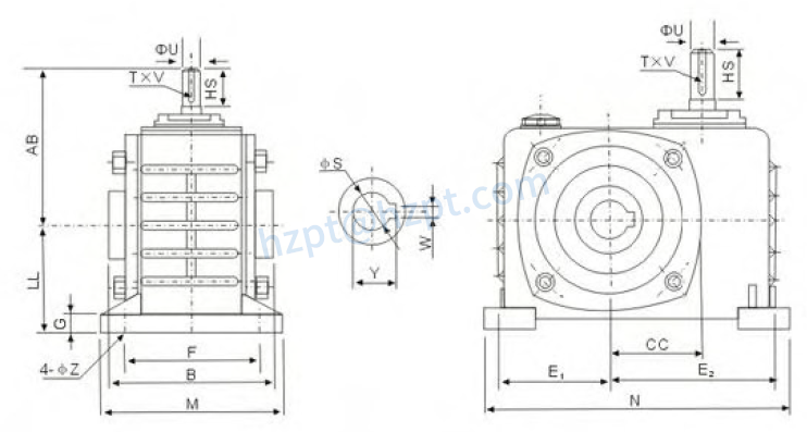 WPKZ Series Worm Gearboxes