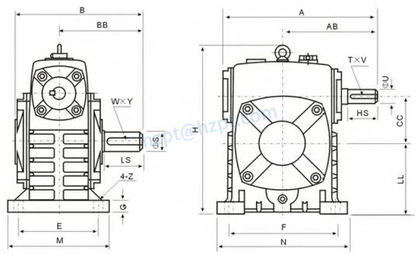 WPS Series Worm Gearboxes
