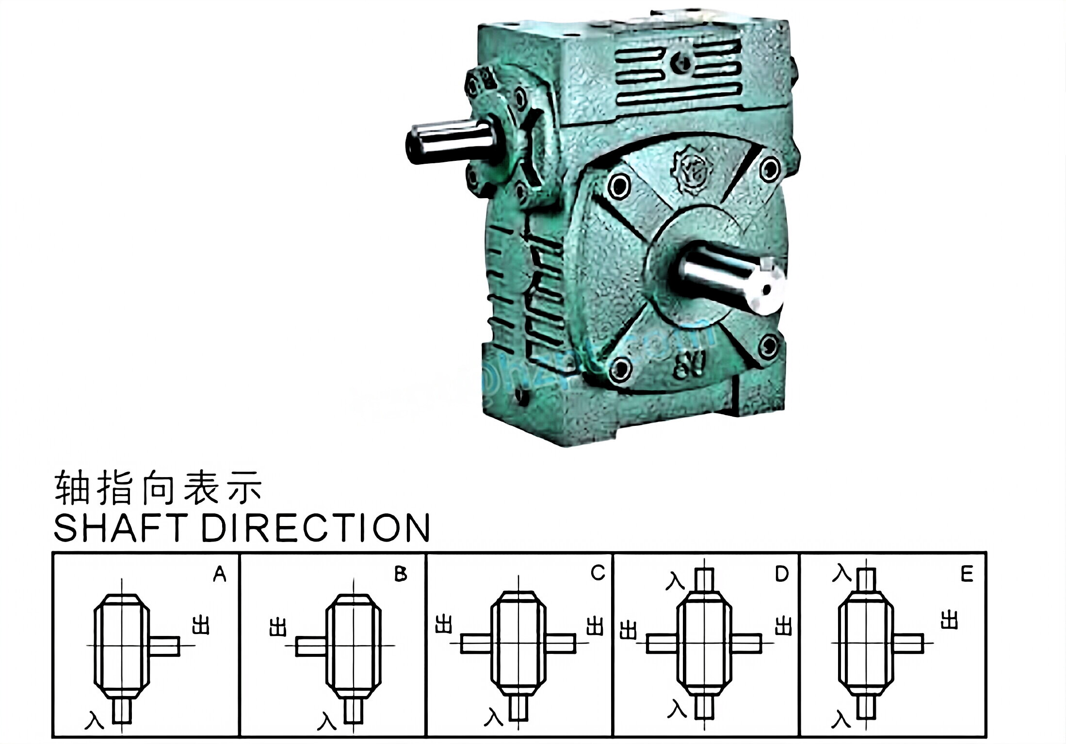 WPW Series Universal Speed Worm Gearboxes