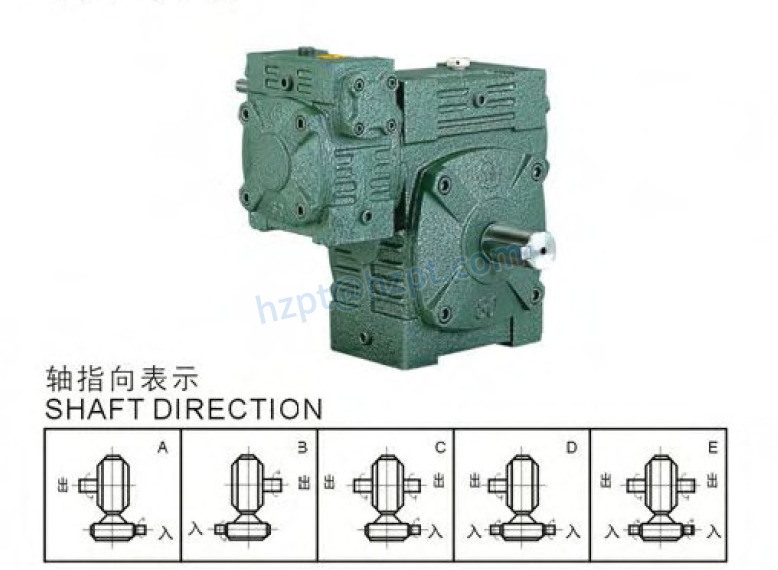 WPWE Series Double Stage Worm Gearboxes