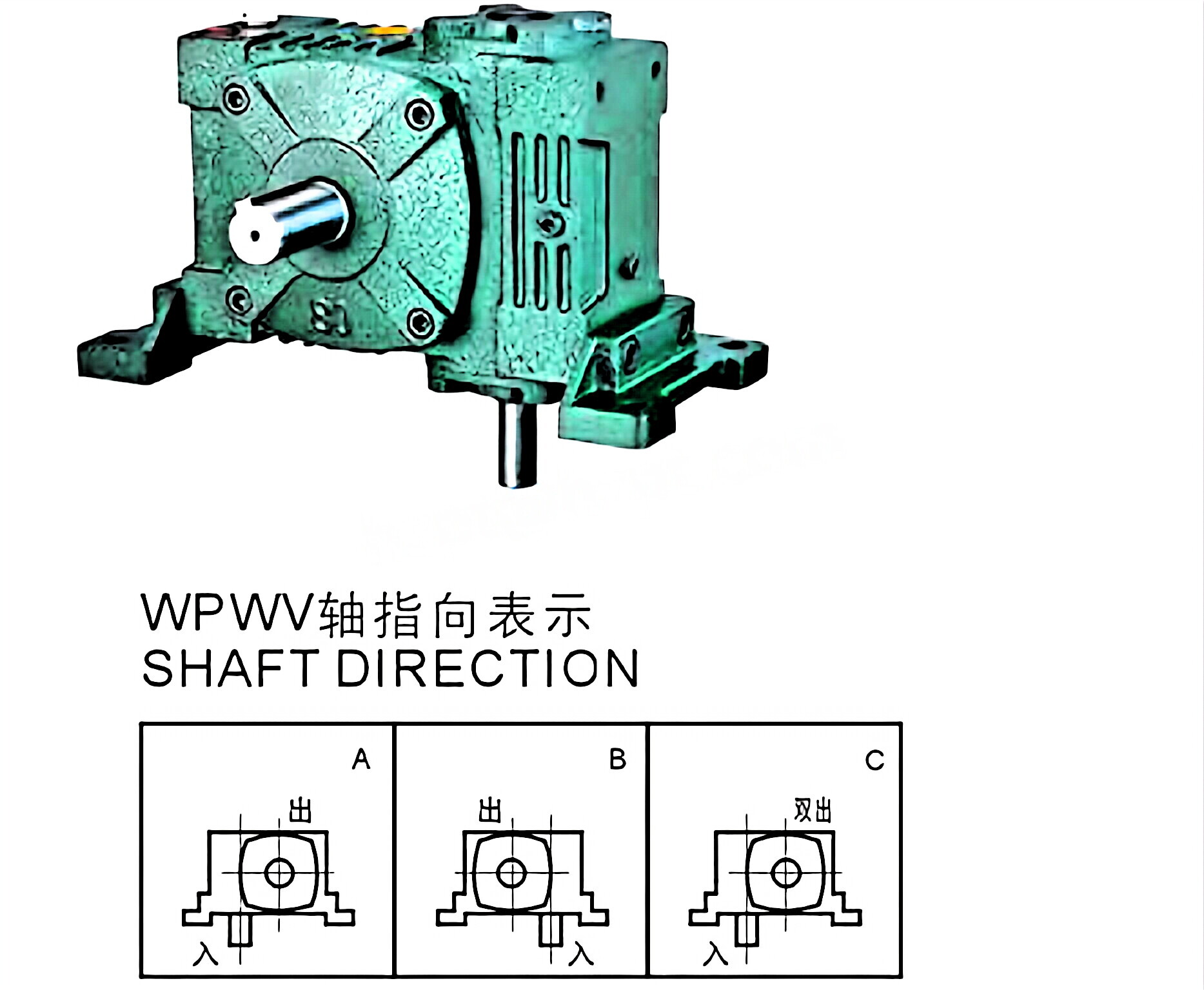 WPWV Series Universal Speed Worm Gearboxes