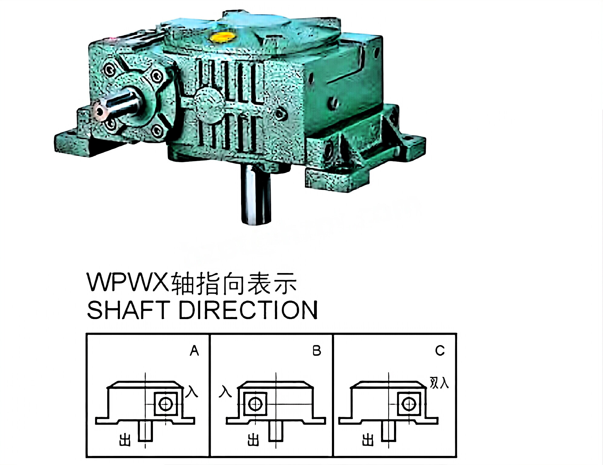 WPWX Series Universal Speed Worm Gearboxes