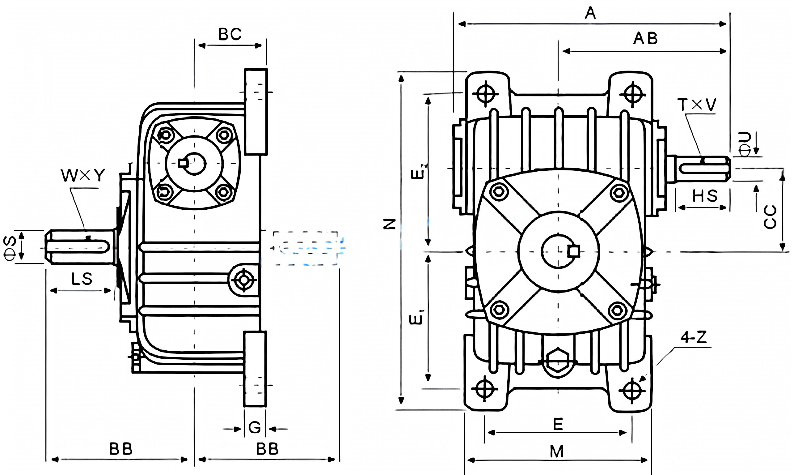 WPX Series Worm Gearboxes